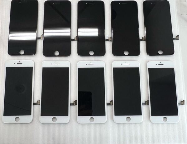 【100%純正液晶使用・高品質再生品】1枚 iPhone 8 / SE(第2世代・第3世代)対応液晶フロントパネル 修理代行可能
