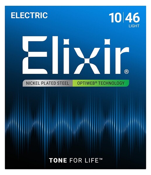 5セット Elixir OPTIWEB #19052 Light 010-046 エリクサー コーティング弦 エレキギター弦