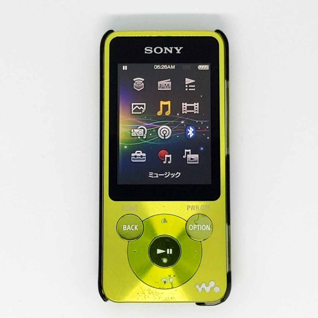 【未使用①】SONY ウォークマン ライムグリーン Yahoo!オークション -「ソニーウォークマンsonyグリーン」の落札