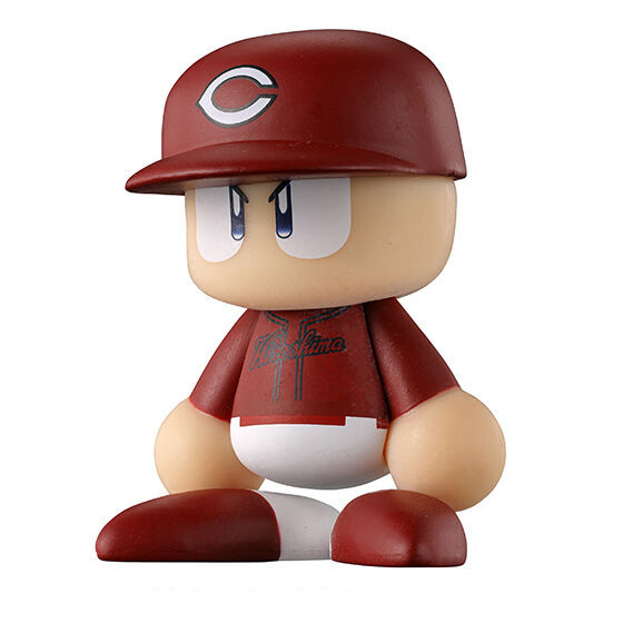 ★広島東洋カープ★新品★未使用★パワプロくん★ならぶんです。★セントラル・リーグ★ビジターVer.★ガチャ★カプセルトイ★