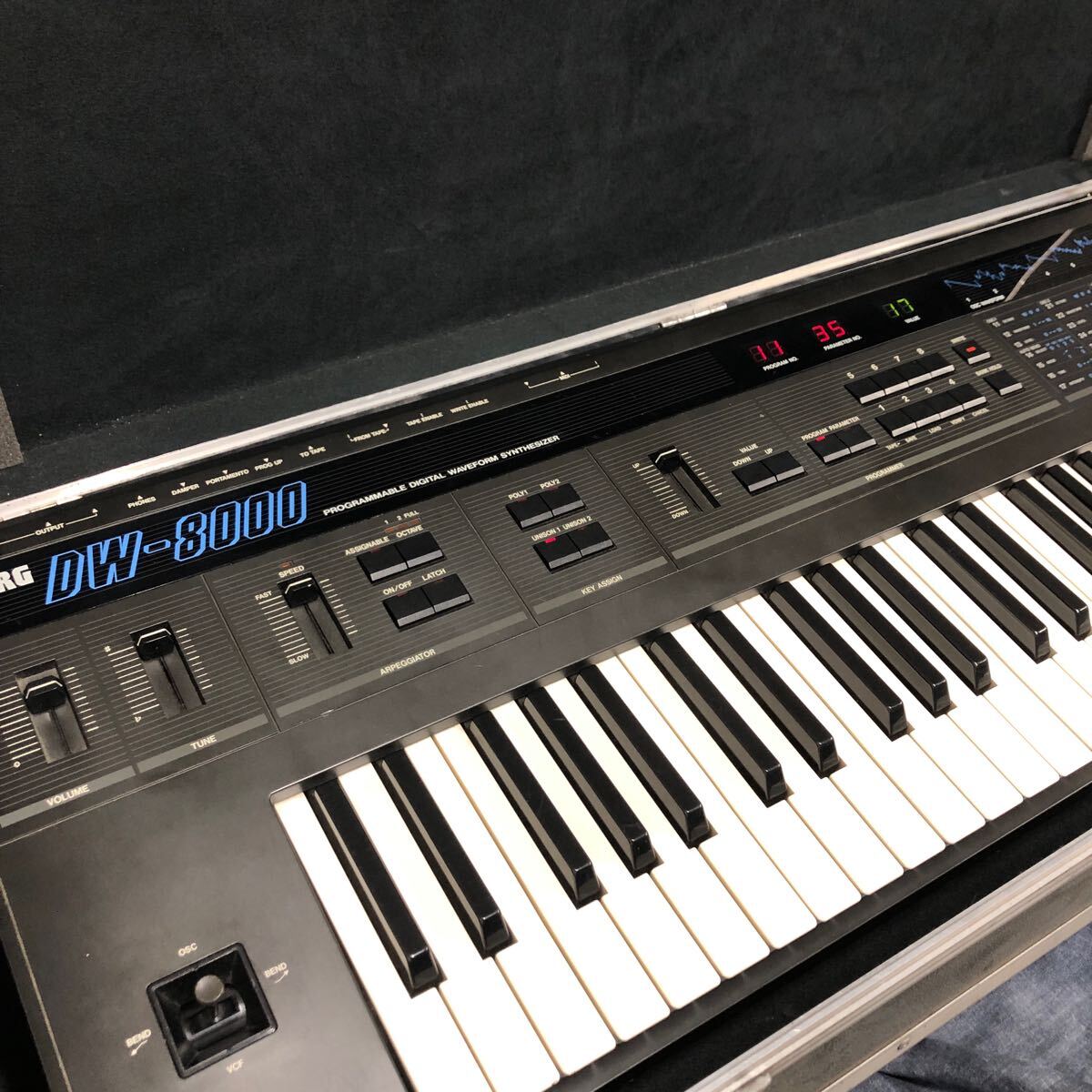 KORG DW-8000 ウェーブフォームシンセサイザー 61鍵(動作確認済) Yahoo!オークション -「korg dw-8000」の落札相場・落札価格