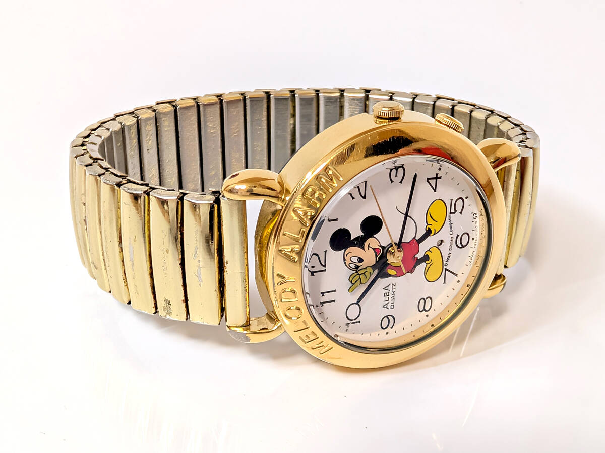 未使用 SEIKO ALBA ミッキー&ミニー アニメメロディ QZ 腕時計 レア＆レトロ、稼働品】セイコー アニメメロディ ミッキー
