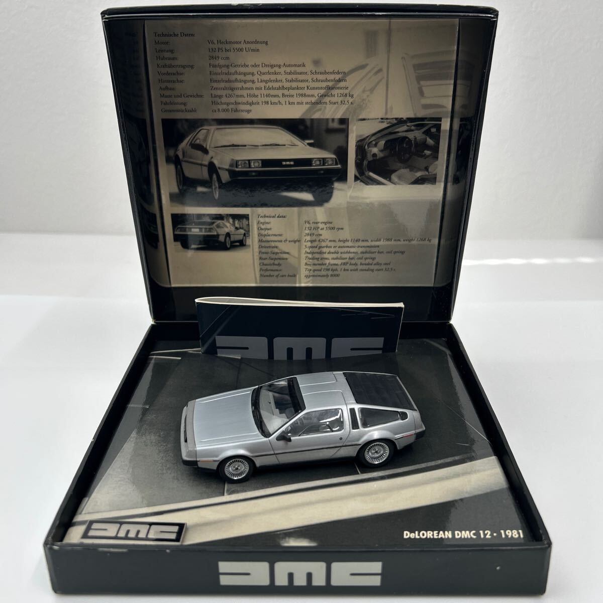 MINICHANPS 1/43 DeLOREAN（デロリアン） MINICHANPS 1/43 DeLOREAN（デロリアン） デロリアン バック