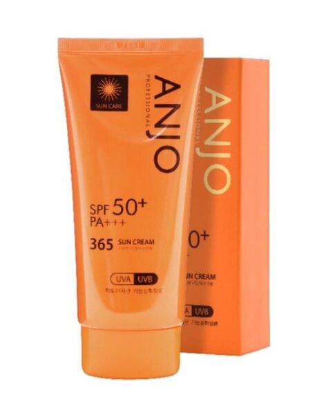 韓国コスメ アンジュ ANJO プロフェッショナル 365日 サンクリームSPF50+ PA+++ 70ml 日焼け止め 化粧下地