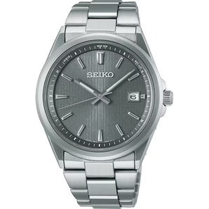 送料無料 特価 新品 SEIKO セイコーセレクション SBTM347 グレーダイヤル ソーラー電波時計 サファイアガラス 10気圧防水 メンズ腕時計