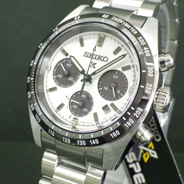 送料無料 特価 新品★SEIKO セイコー 正規品 PROSPEX プロスペックス SBDL085 スピードタイマー ソーラー クロノグラフ 白文字盤 腕時計