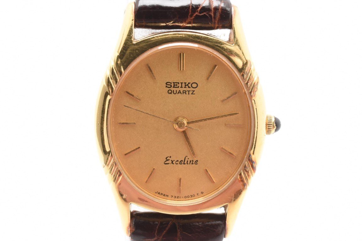 SEIKO セイコー エクセリーヌ 7321-6080 10KT SS ゴールド Yahoo!オークション -「seiko 7321」(エクセリーヌ) (セイコー