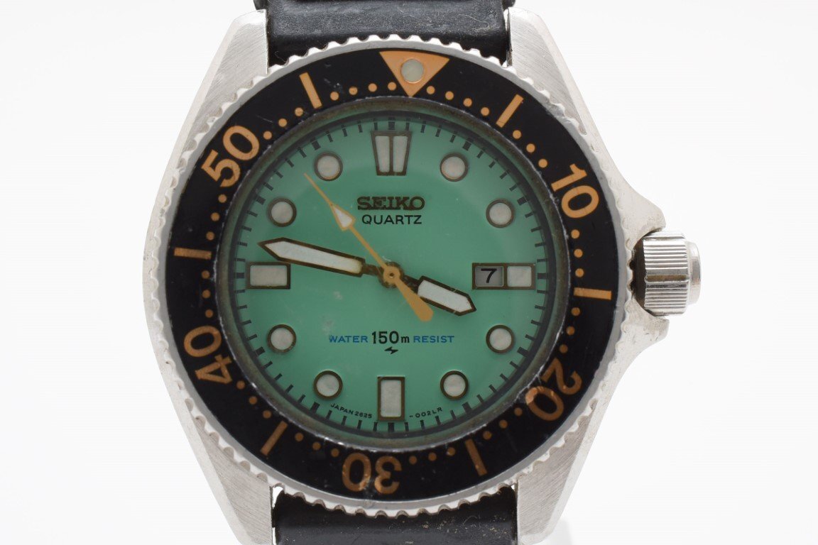希少文字盤 セイコー ミントグリーン 2625-0010 クォーツ Yahoo!オークション -「seiko 2625-0010」(アクセサリー、時計