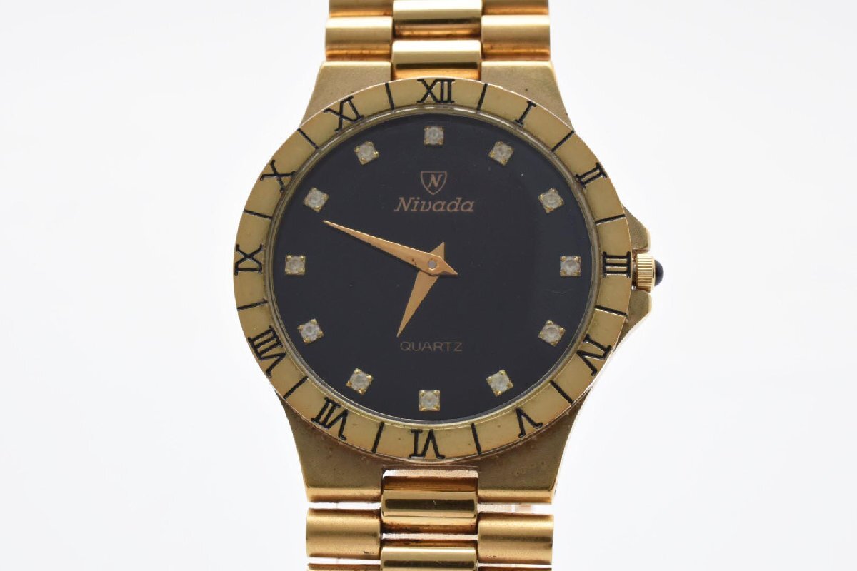Nivada クォーツ ペアウォッチ ゴールドダイヤル Nivada クォーツ ペアウォッチ ゴールドダイヤル