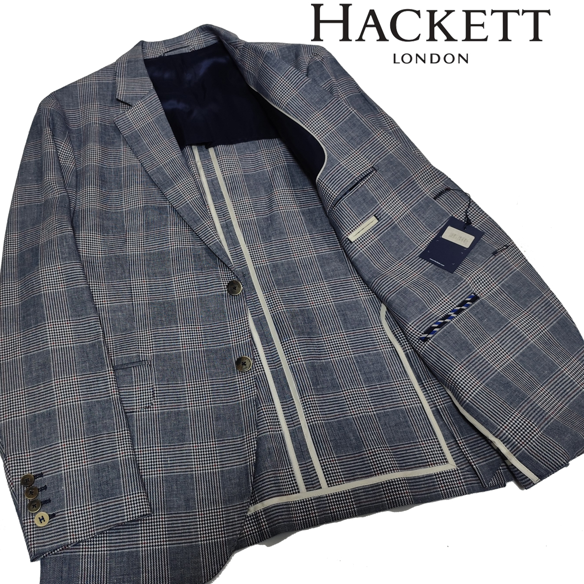 HACKETT LONDON チェック テーラードジャケット シルクリネン 2025年最新】Yahoo!オークション -ハケット ロンドン ジャケット