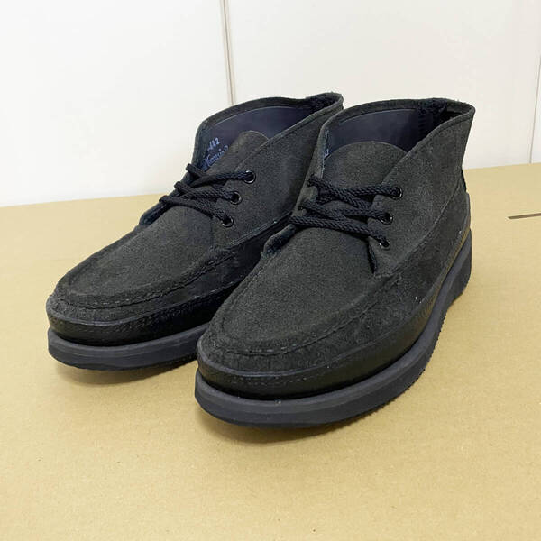 ラッセルモカシン RUSSELL MOCCASIN スポーティングクレーチャッカ ブラックスエード 9E (27cm) アメリカ製 手縫い ビブラム