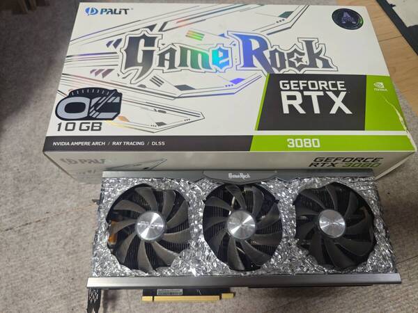 動作品 GeForce RTX3080 GAMEROCK 10G GDDR6X