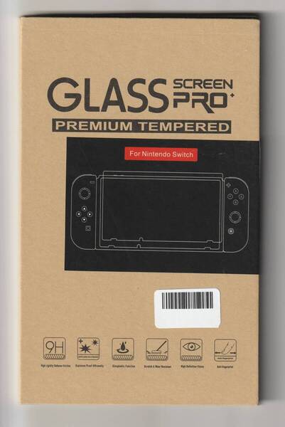送料無料【新品】2枚入り Nintendo Switch専用 硬度9H 強化ガラス フィルム■液晶 保護フィルム 任天堂■ニンテンドー スイッチ