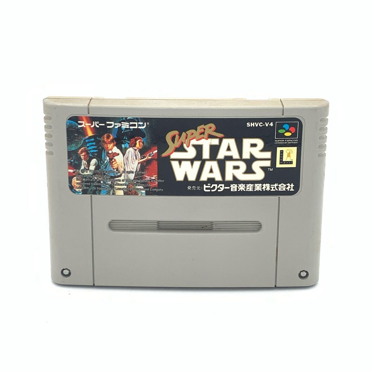 ⭐︎希少ソフト⭐︎スーパースターウォーズ　SFC　箱説明書付き ⭐︎希少ソフト⭐︎スーパースターウォーズSFC箱説明書付き