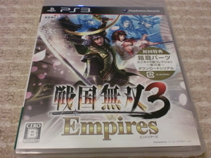 未使用? 新品同様 戦国無双 3 Empires プレステ3ソフト(委託品)