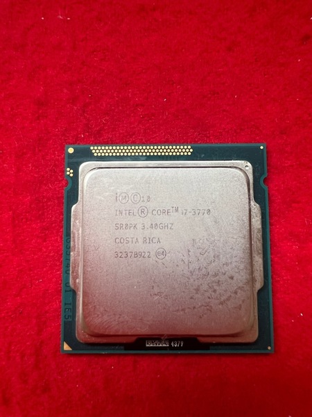 CPU Intel Core i7 3770 3.4GHz 4コア8スレッド IvyBridge LGA1155 PCパーツ インテル 動作確認済み