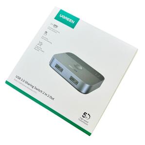 UGREEN USB3.0切替器 2入力2出力 USB切替機