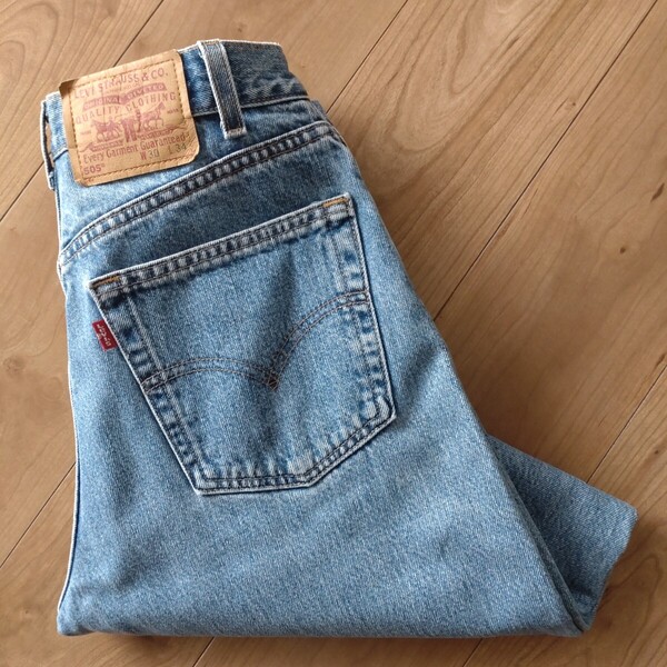 USA製/Levi's 505デニム/ジーンズ/REGULAR FIT/古着/W30L30/裾直有【L4942】