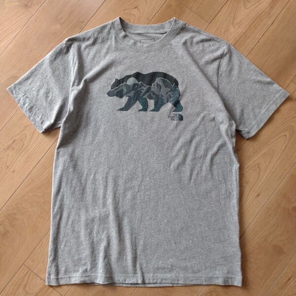 THE NORTH FACE Tシャツ/グレー/古着/MEN'S L【J924】