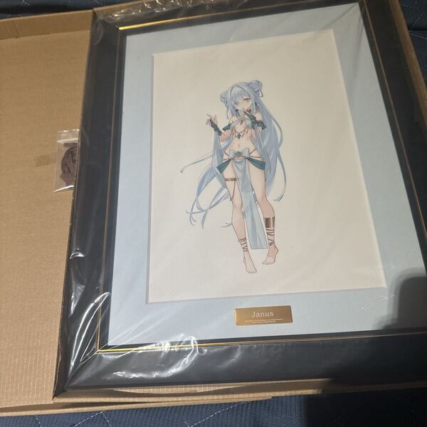 売却 アズールレーン 踊り子 キャラファイングラフ ジェーナス POP UP SHOP in TOWER RECORDS たなかあ 複製原画 版画 ジークレー