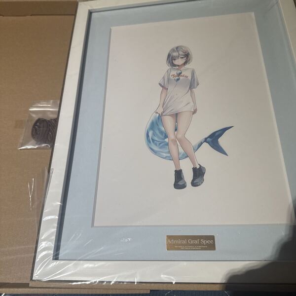 売却 アズールレーン キャラファイングラフ アドミラル サマーファッション たなかあ 複製原画 版画 ジークレー