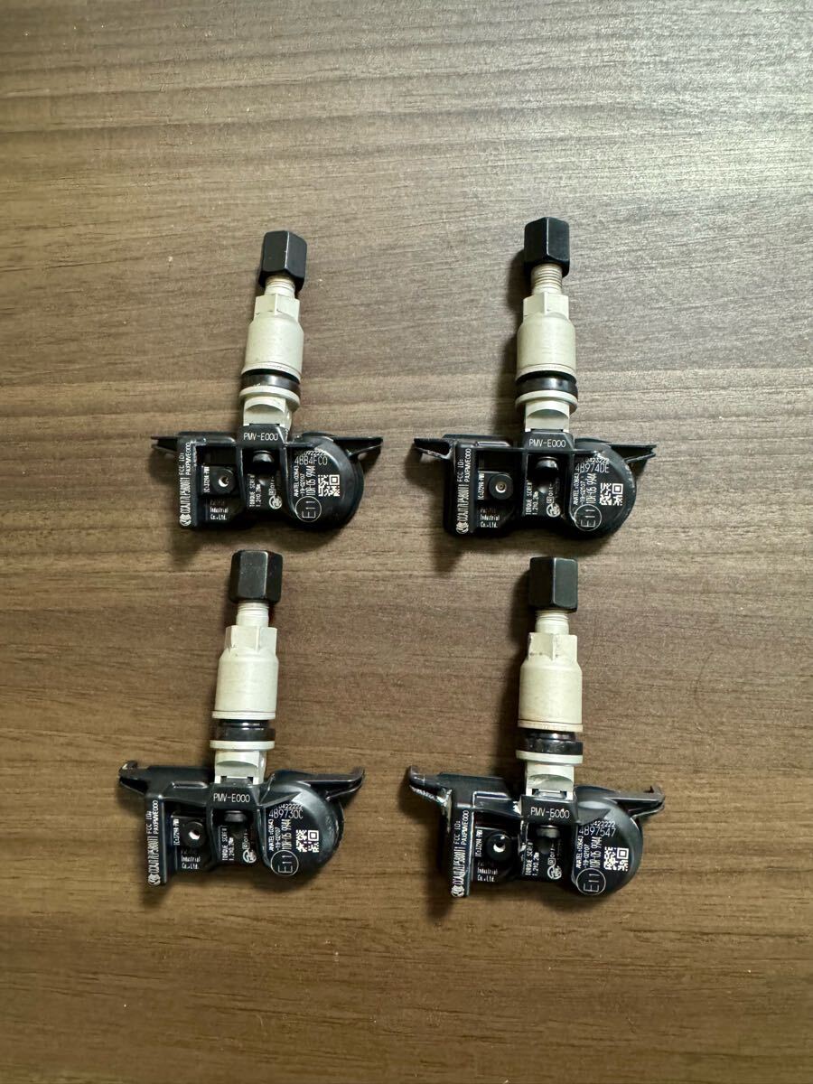 レクサスUX使用 レクサス純正 空気圧センサー PMV-E000 ４個セット 新品 レクサス純正 空気圧センサー4個セットPMV-E000 レクサスES