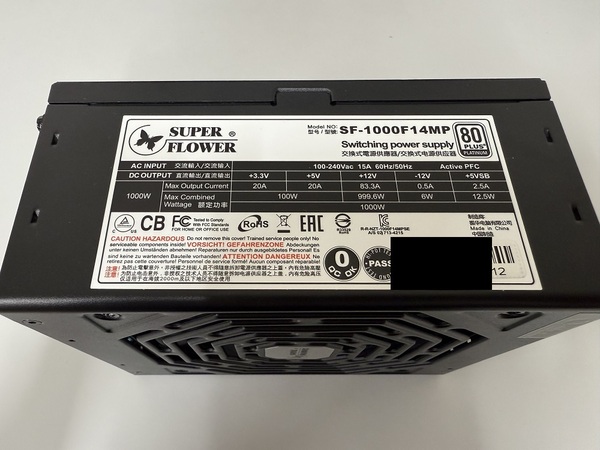 ●中古●Super Flower 1000W 電源ユニット SF-1000F14MP 送料無料