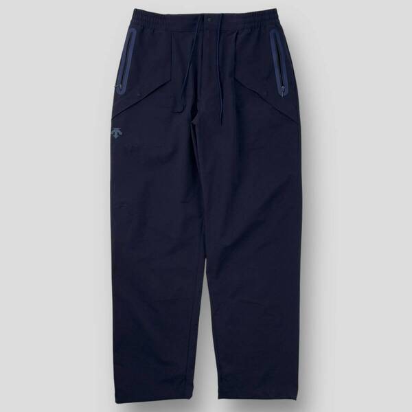 極美品 DESCENTE デサント トレーニング SPORTS STYLE 25SS プライムフレックス ストレートカーゴパンツ DT5SLP82M L ネイビー SSM5724
