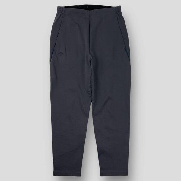 極美品 DESCENTE デサント トレーニング SPORTS STYLE 25SS テックジャガード ロングパンツ DT5SLP20M L チャコール イージー SSM5725