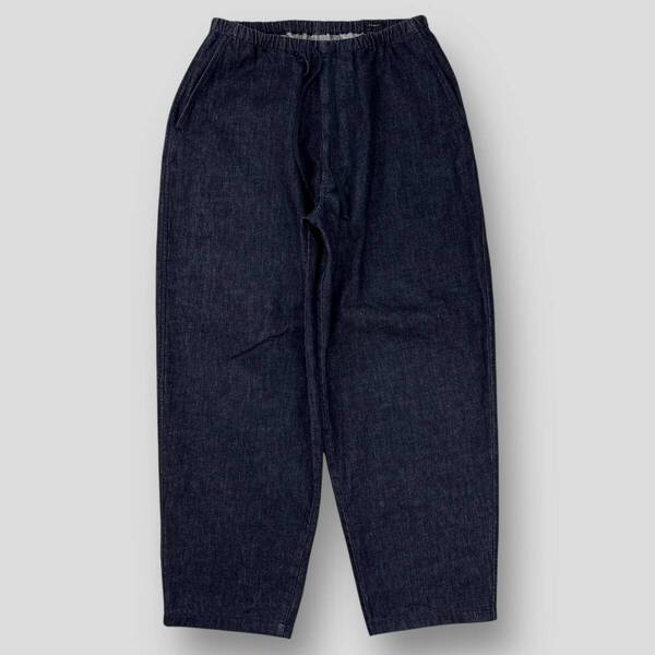 COMOLI / コモリ 25SS ネイビーデニム テーパードパンツ B01-03013 3 NAVY ドローストリング/イージーパンツ/インディゴ SSM5766
