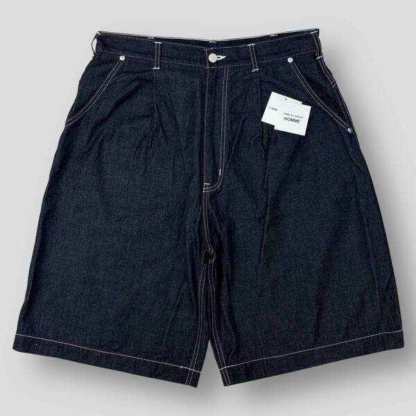 新品 COMME des GARCONS HOMME コムデギャルソン・オム 25SS 綿ナイロンツイル ショートパンツ HO-P010-051 M コットン ショーツ SSM5859