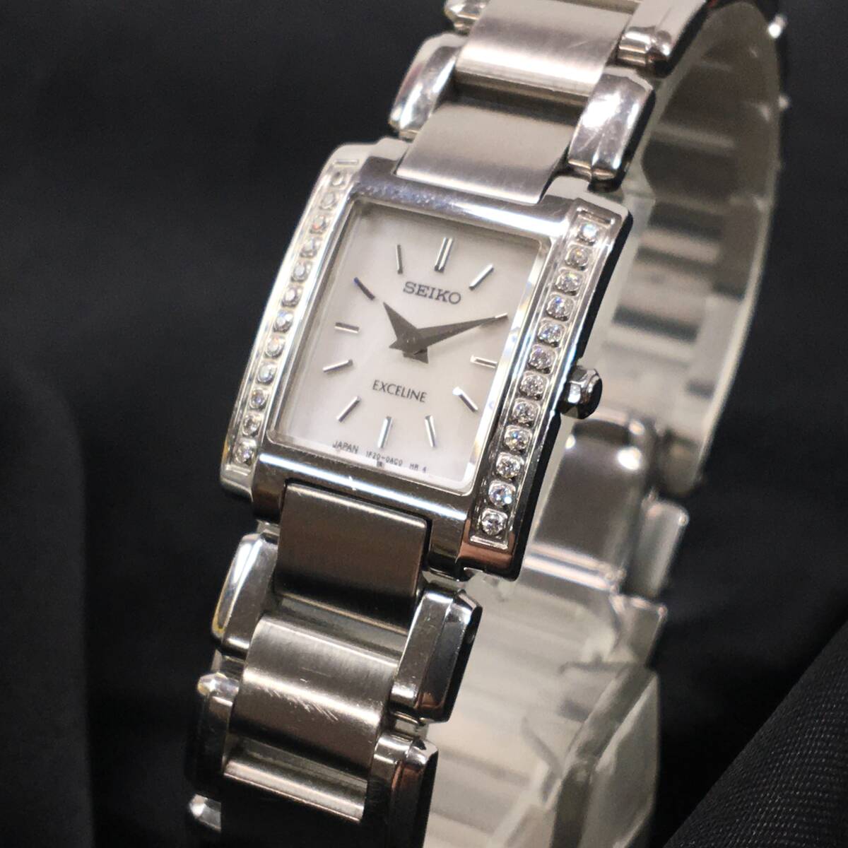 電池交換済 セイコー 腕時計 エクセリーヌ アナログ 1F20-6B50 シェル Yahoo!オークション -「seiko 1f20」(エクセリーヌ) (セイコー