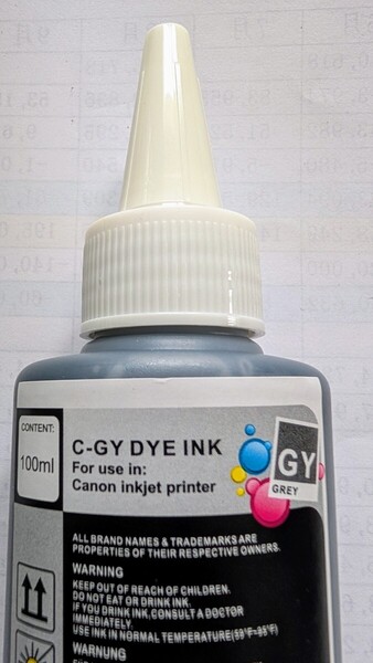 キャノン CANON 詰め替え 互換 インク 100ml GY( 染料)