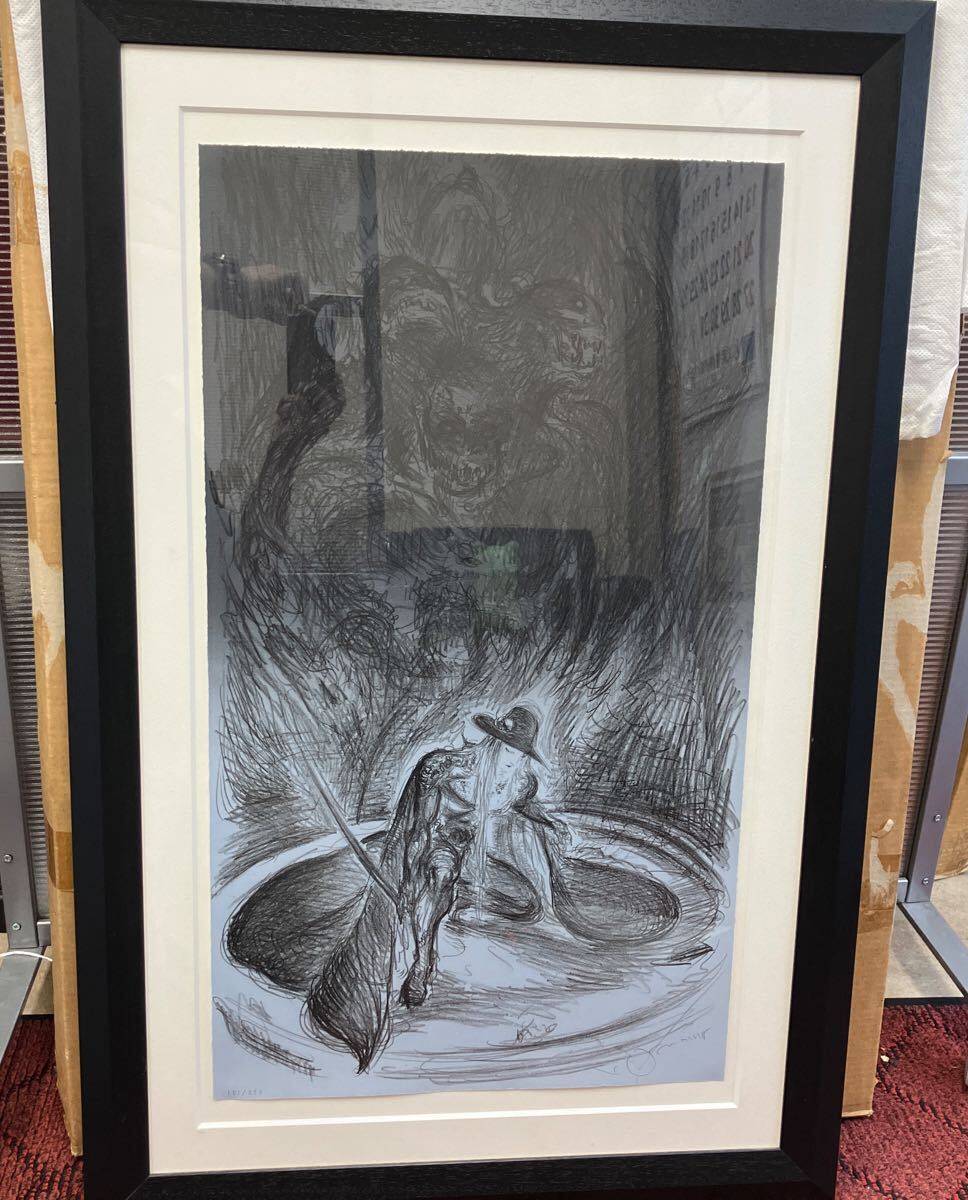 新品 天野喜孝 マスク シバクローム 7/150 絵画 作品保証書付き 版画 Yahoo!オークション -「天野喜孝」(版画) (美術品)の落札相場