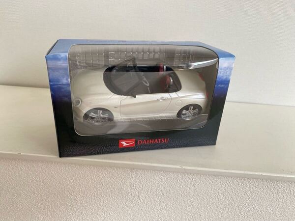 ★送料込み★ダイハツ コペン セロ COPEN Cero ディーラー 非売品 プルバックカー ミニカー W24 パールホワイトⅢ カラーサンプル 色見本