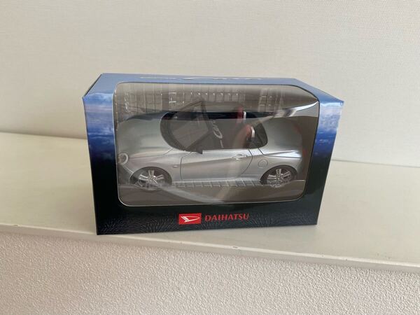 ★送料込★ダイハツ コペン セロ COPEN Cero ディーラー 非売品 プルバックカー ミニカー S28 ブライトシルバーメタリック カラーサンプル