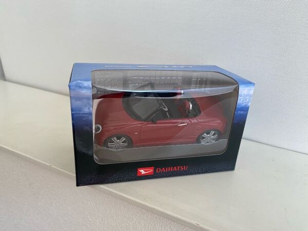 ★送料込み★ダイハツ コペン セロ COPEN Cero ディーラー 非売品 プルバックカー ミニカー R70 マタドールレッドパール カラーサンプル