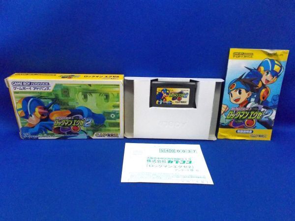 動作確認済 GBA バトルネットワーク ロックマンエグゼ2 CAPCOM 2001年 ゲームボーイアドバンス レトロゲーム Mega Man Battle Network 2