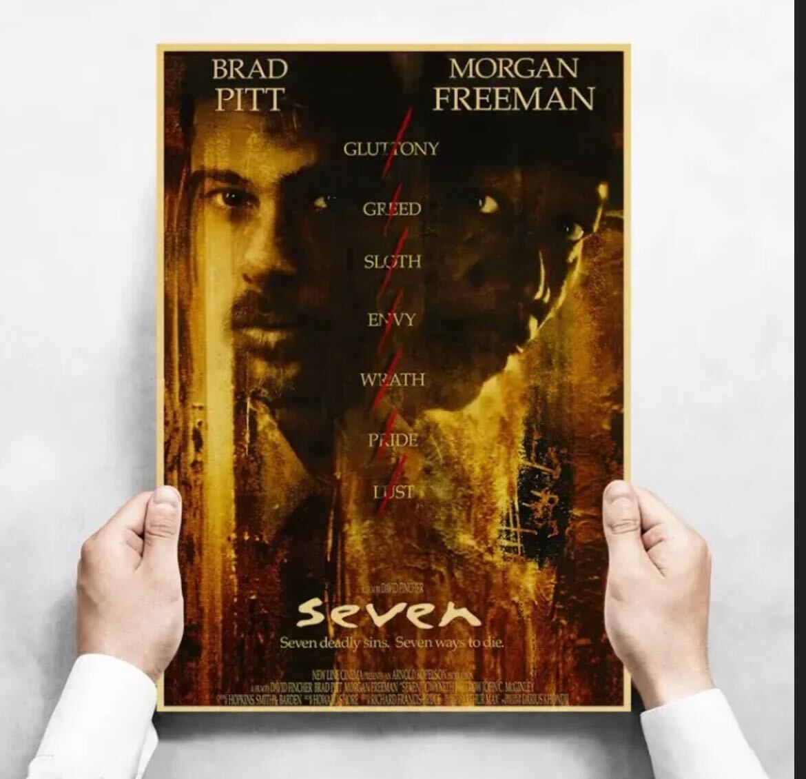 Ａ　ブラッドピット映画　オリジナルポスター　Ｂ２　３枚セット　新品未使用品 A ブラッドピット映画 オリジナルポスター B2 3枚セット