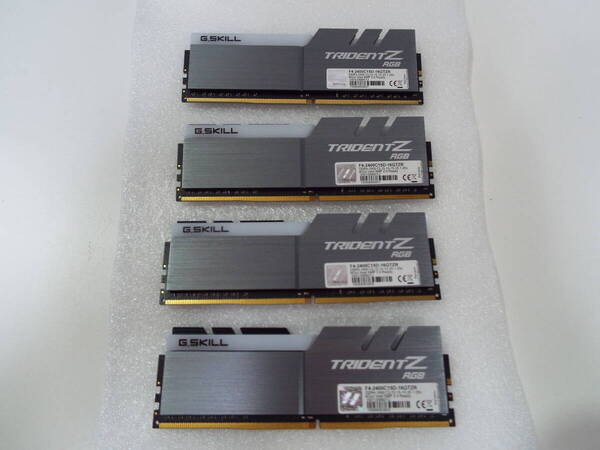 送料無料 メモリ G.Skill F4-2400C15D-16GTZR DDR4 PC4-19200 DDR4-2400 8GB 4枚組 合計 32GB PC4 SDRAM