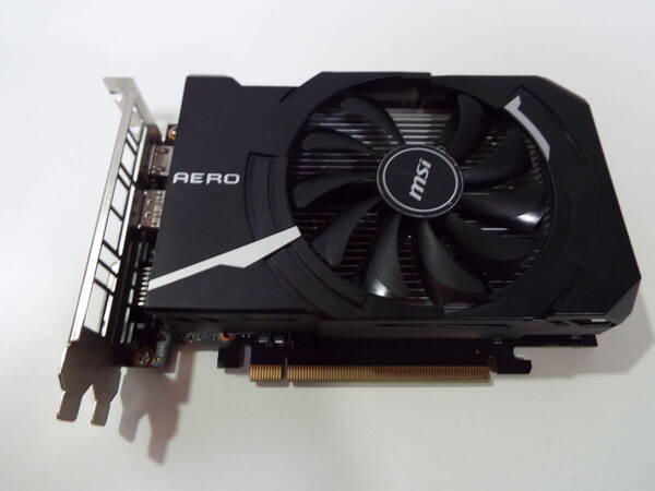 送料無料 MSI GeForce GTX1650 VENTUS AERO ITX 4GB 4GB ビデオカード PCIE グラボ グラフィックカード GPU 補助電源不要