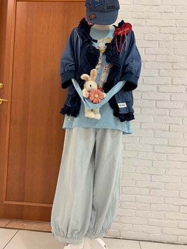 PINK HOUSE バルーンパンツ(ソライロ) コットンリネン サイズ4