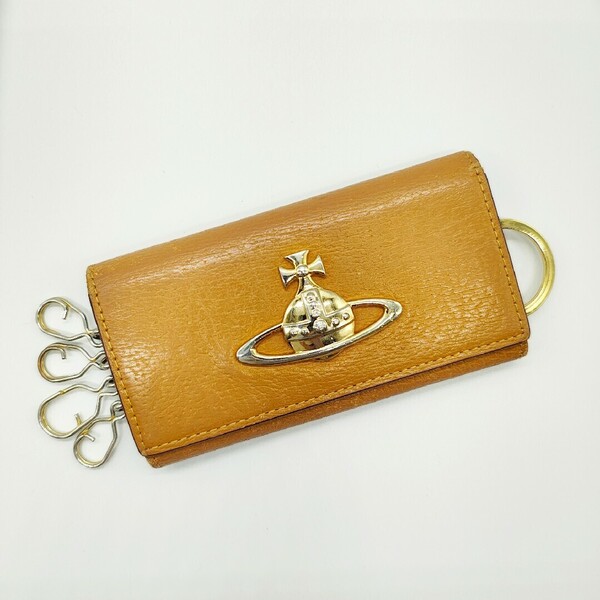 Vivienne Westwood キーケース オーブ キャメル ヴィヴィアンウエストウッド