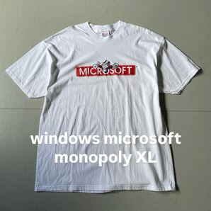 windows microsoft monopoly マイクロソフト モノポリー パロディ Tシャツ