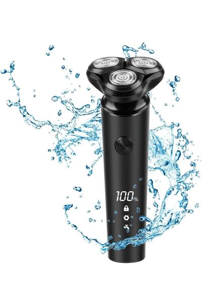 シェーバー ひげそり 電動シェーバー 【2025新進化】 髭剃り 電気シェーバー メンズ 360°回転式 高速回転モーター (ブラック)