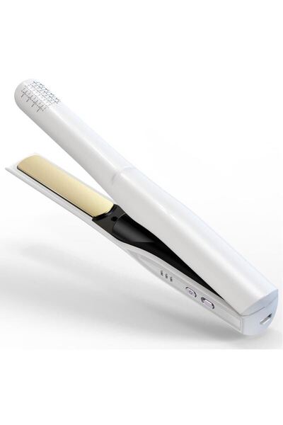 コードレス ヘアアイロン 2WAY カール/ストレート ヘアアイロン ミニ USB充電式 160℃~200℃3段階温度調整 マイナスイオン搭載 急速加熱