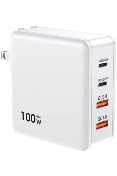 充電器 タイプc 100w PD 急速充電器 4ポート同時充電 軽量 小型 USB PD3.0/QC3.0/PPS/SCP規格 PSE認証 GaN技術搭載