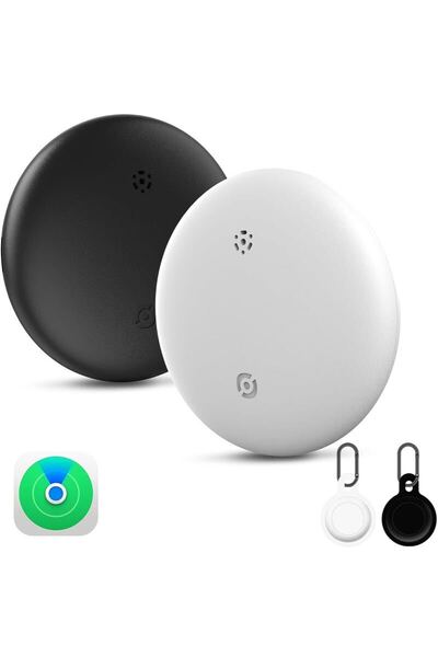 エアタグ airtag 紛失防止タグ スマートタグ gpsタグ スマートトラッカー 全球GPS測位 MFI認証品 財布 (2セット) (エアタグ+2つ保護カバー)