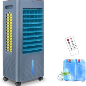 【2025 新登場】冷風機 冷風扇 冷風扇風機 【3方向で吸水し冷感UP!】冷房LED液晶画面 8L大容量タンク イオン発生 3つモード