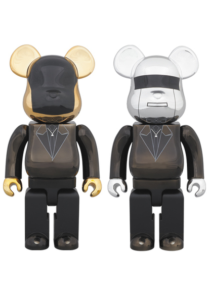BE@RBRICK DAFT PUNK Random Access Memories Ver. 2PACK GUY-MANUEL de HOMEM-CHRISTO THOMAS BANGALTER 400% MEDICOM TOY ダフト・パンク